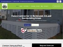 Website Screenshot Sam's Fence & Deck Services