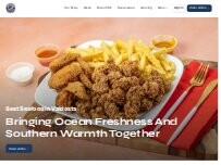 Website Screenshot Snappers, Fish, and Chicken