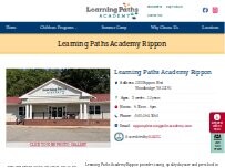 Website Screenshot Learning Paths Academy Rippon