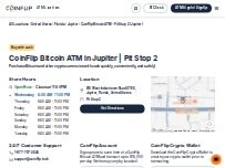 Website Screenshot CoinFlip Bitcoin ATM - Pit Stop 2 (Jupiter)