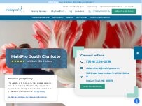 Website Screenshot MaidPro South Charlotte