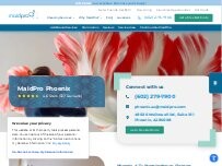 Website Screenshot MaidPro Phoenix