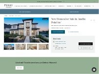 Website Screenshot Perry Homes - Austin Point 60'