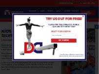 Website Screenshot Dominique Dawes Academy