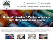 Website Screenshot Boundary Embroidery