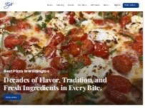 Website Screenshot Ej's Fresh Pizza