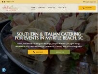 Website Screenshot Holly's Cucina Catering