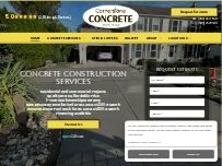 Website Screenshot Cornerstone Concrete