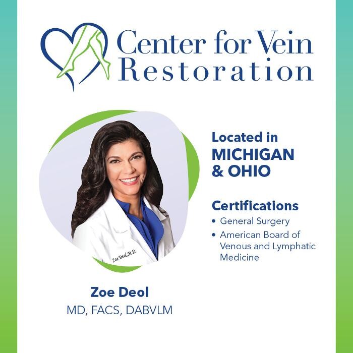 Images Center for Vein Restoration | Dr. Zoe Deol