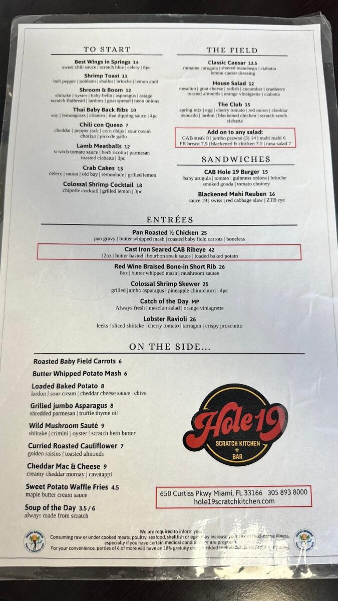 Images Hole 19 - Scratch Kitchen + Bar