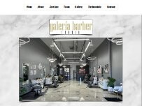 Website Screenshot Galeria Barber Studio