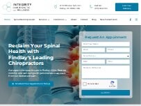 Website Screenshot Integrity Chiropractic and Wellness