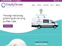 Website Screenshot Simply Grooms