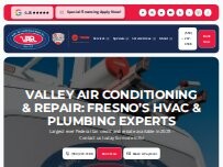 Website Screenshot Valley Air Conditioning & Repair, Inc.