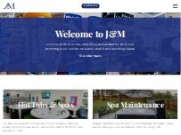 Website Screenshot J&M Pool Supply - Moreland