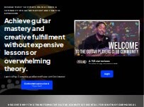 Website Screenshot The Guitar Players Club