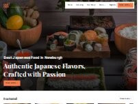 Website Screenshot Osaka Hibachi, Ramen, and Sushi