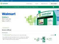 Website Screenshot Coinstar Kiosk