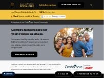 Website Screenshot Bullfrog Creek Dental Care