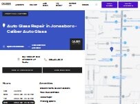 Website Screenshot Caliber Auto Glass