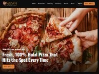 Website Screenshot Mizan Pizza