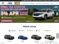 Website Screenshot Flatirons Subaru