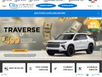 Website Screenshot City Chevrolet of Grayslake