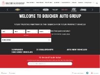 Website Screenshot Boucher Automotive Group - Corporate Office