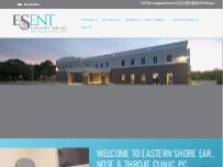 Website Screenshot Jessica Hinson, AuD