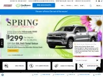 Website Screenshot Patriot Chevrolet of Warminster