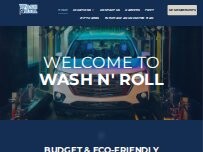 Website Screenshot Wash’N’Roll car wash Jonesborough, TN