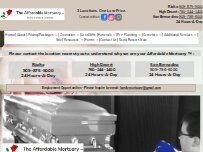 Website Screenshot Family Memorial Mortuary and Crematory