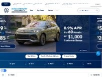 Website Screenshot New Century Volkswagen