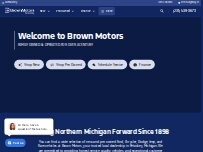 Website Screenshot Brown Motors