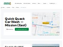 Website Screenshot Quick Quack Car Wash
