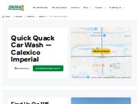 Website Screenshot Quick Quack Car Wash