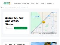 Website Screenshot Quick Quack Car Wash