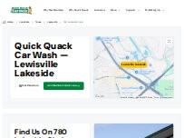 Website Screenshot Quick Quack Car Wash