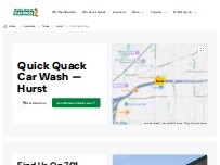 Website Screenshot Quick Quack Car Wash