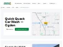 Website Screenshot Quick Quack Car Wash
