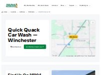 Website Screenshot Quick Quack Car Wash