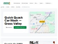 Website Screenshot Quick Quack Car Wash
