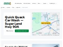 Website Screenshot Quick Quack Car Wash