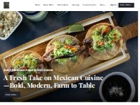 Website Screenshot Tavos Signature Cuisine
