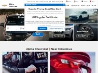 Website Screenshot Chevrolet of Bucyrus