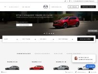 Website Screenshot Biggers Mazda