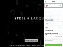 Website Screenshot Steel + Lacquer