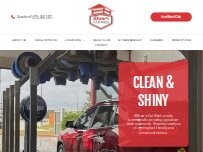 Website Screenshot Drew's Car Wash - HWY 21
