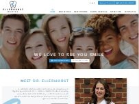 Website Screenshot Ellerhorst Dental