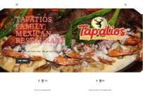 Website Screenshot TAPATIOS FAMILY MEXICAN RESTAURANT